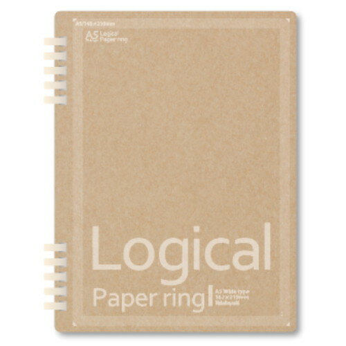 ナカバヤシ　ロジカルペーパーリング・A5ワイド・40枚／A罫　NW-A517WA