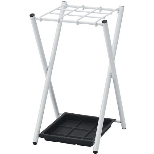 【法人様限定品 代引き不可 送料無料】ナカバヤシ　傘立て　コンパクトタイプ　9本用／ホワイト　ASD-S9-W