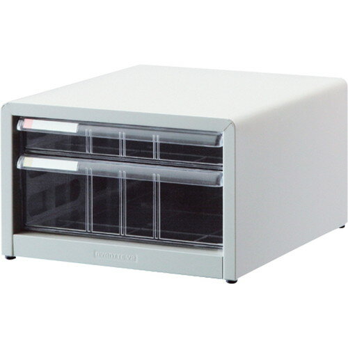 ナカバヤシ　アバンテV2レターケース　A4　浅1段×深1段　ニューグレー　AL-C2ニユ-グレ-