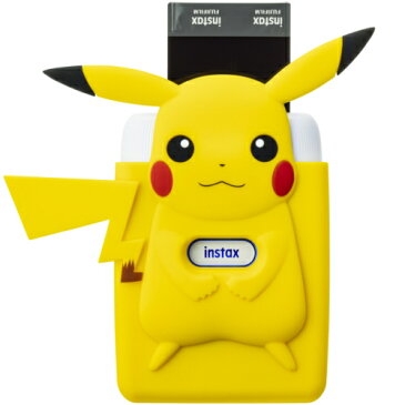 【フィルム100枚セット】富士フィルム INS MINI LINK NS POKEMON キャラチェキ ピカチュウデザインシリコンケースセット スマホプリンターリンクフィルム100枚付き