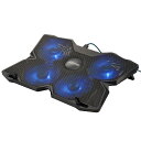 OHM オーム電機 ノートパソコンクーラー 4ファン PC-SC02-K(2)
