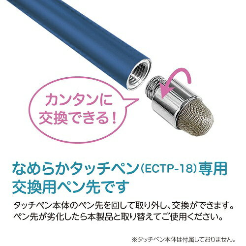 ナカバヤシ Nakabayashi なめらかタッチペン交換用ペン先 ECTP-PS01 ナカバヤシ Nakabayashi なめらかタッチペン交換用ペン先 ECTP-PS01
