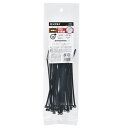 OHM オーム電機 ロックタイ 耐候性 150mm 30本入 黒 LT-150W30BK 結束バンド 結束ベルト