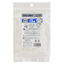 OHM オーム電機 クランプタイ 屋内用 110mm 30本入 白 LT-C110W30WH 結束バンド 結束ベルト