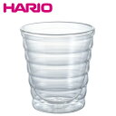 ハリオ V60 コーヒーグラス 10oz 300ml HARIO VCG-10 耐熱ガラスダブルウォールグラス