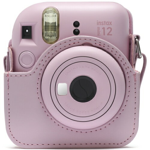 富士フィルム　チェキ12用カメラケース　instax mini12カメラケース ピンク