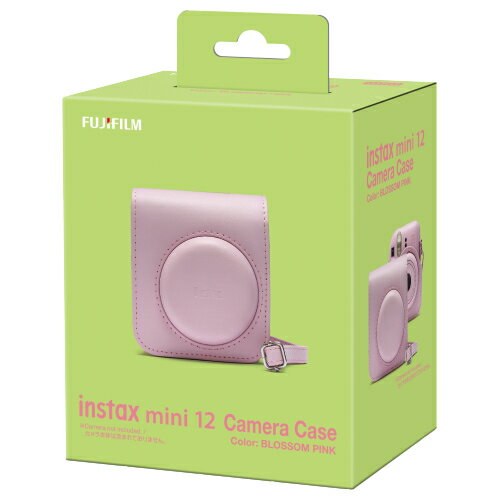 富士フィルム　チェキ12用カメラケース　instax mini12カメラケース ピンク