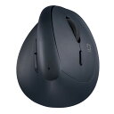 ナカバヤシ Digio2 Bluetooth対応 ミニエルゴ静音5ボタンBlueLEDマウス ブラック MUS-BKF223BK(2)