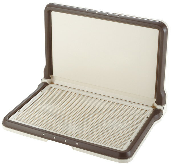 しつけ用ステップ L型トレー ワイド ダークブラウン