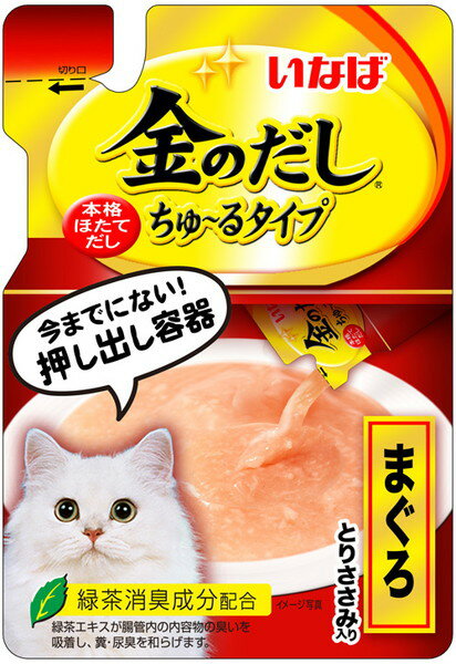 いなば 金のだしちゅ～るタイプ まぐろ とりささみ入り 140g