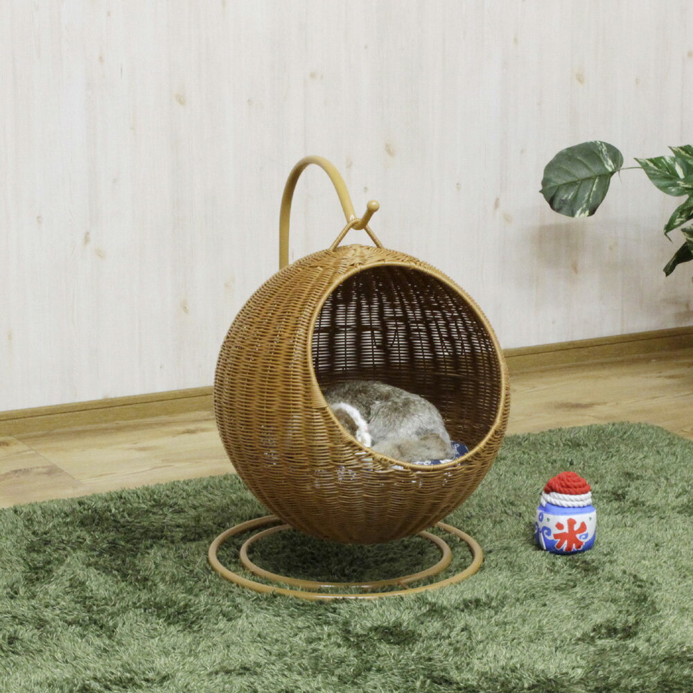 後藤家具 ネコちゃんの癒しの空間を与えるペット用ハンギングチェアー PET-HC-BR