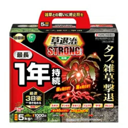 キンチョー園芸　草退治ストロング 粒剤　5k