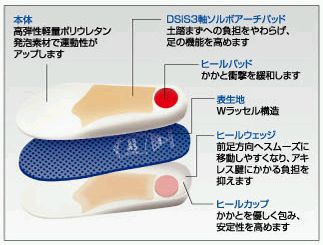 SORBO(ソルボ) DSISソルボウォーキング 2Lサイズ(28.0〜29.0cm) ウォーキング用インソール