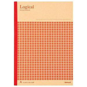 Nakabayashi(ナカバヤシ) Logical スイング ロジカルノート「クラフト・チェック」 B5 A罫 レッド ノ-B506A-R 【お取り寄せ】