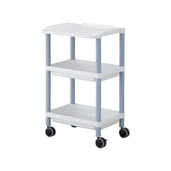 ナビス（アズワン）　モバイルPCカート　532×445×880mm　グレー 　MPC180LG　4589638400940