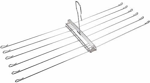 下村企販 12枚まとめて干せる タオルハンガー 【日本製】 丈夫なステンレス製 省スペース 折りたたんで収納できる 浴室乾燥OK 部屋干し 室内 室外 洗濯物干し 燕三条 26608
