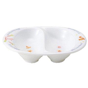 NARUMI(ナルミ) 子供用 食器 皿 プレート みんなでたべよっ! 離乳皿 14cm 出産祝い お食い初め 離乳食 ギフト 日本製 40433-3322