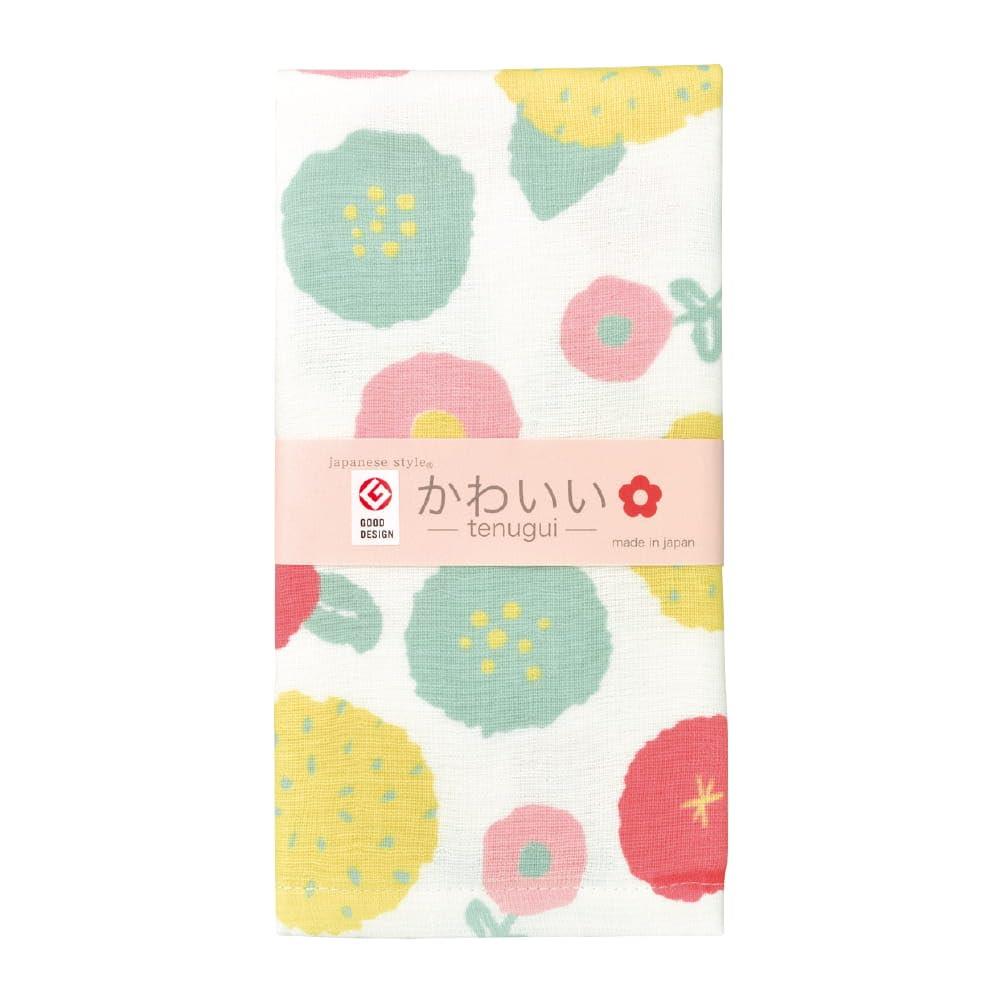 日繊商工 ジャパニーズスタイルてぬぐい 161668 フラワーダンス1配色