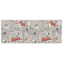 センコー(Senko) スヌーピー キュートコミック 拭ける PVC キッチンマット 約45× 120cm グレー キャラクター snoopy 72061