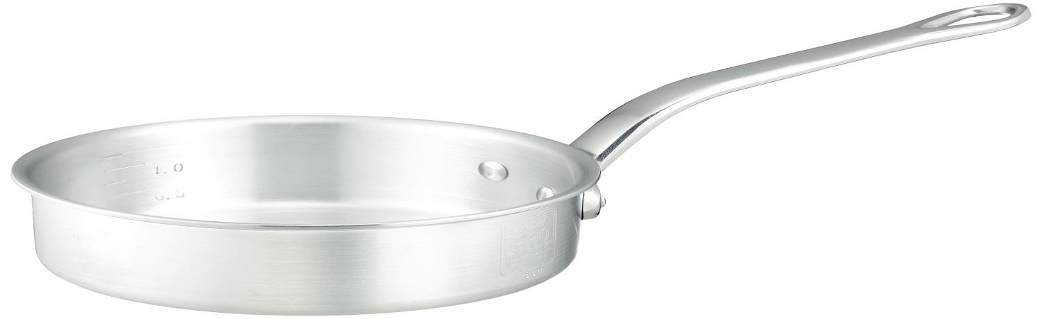 イービーエム(EBM) アルミ プロシェフ 浅型片手鍋(目盛付)18cm