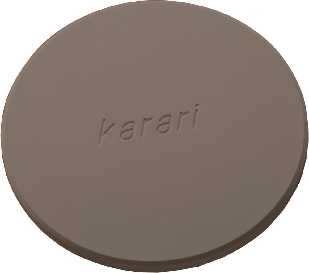 アネスティ(Honesty) karari 多孔質 セ ラミック 吸水コースター ラウンド グレー HO2205