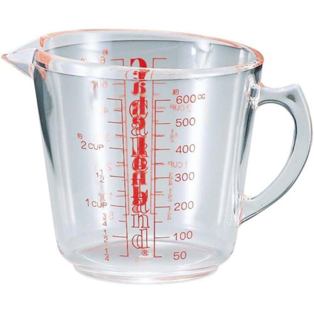 タイガークラウン(Tiger Crown) 計量カップ クリア 114×155×113mm P.メジャーカップ600cc メタクリル樹脂 211