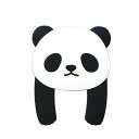 スティッキーフックポケット 吸着式 フック ポケット 動物 貼って はがせる 浴室 洗面所 玄関 キッチン ドア 扉 壁面収納 印鑑 鍵 歯ブラシスタンド 歯磨き粉 メガネスタンド スマホスタンド 小物入れ(ぱんだ)