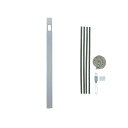 日晴金属 エア コン配管用 アルミ窓パネル シルバー 1280~2240mm C-MP22-S