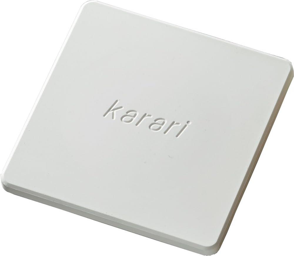 アネスティ 多孔質セ ラミック コースター 約縦8.5×横8.5cm ホワイト karari 角型 スクエア 吸水 速乾 HO2206