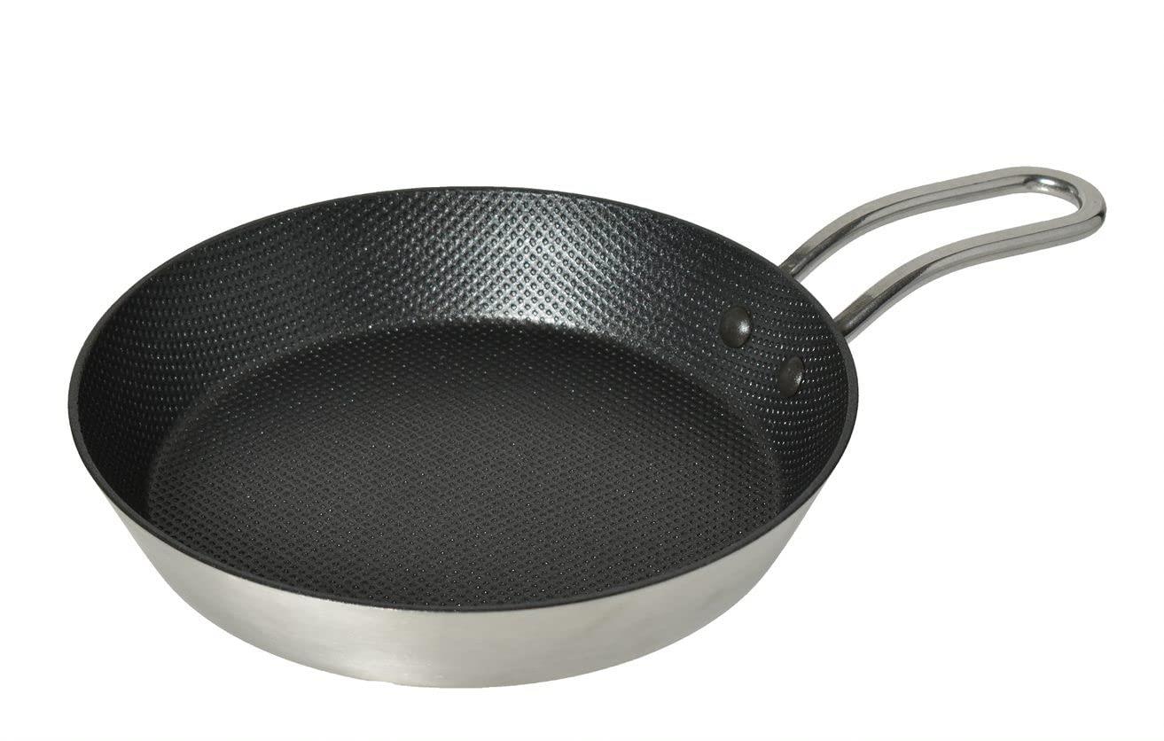 2層鋼グリルパン 片手16cm