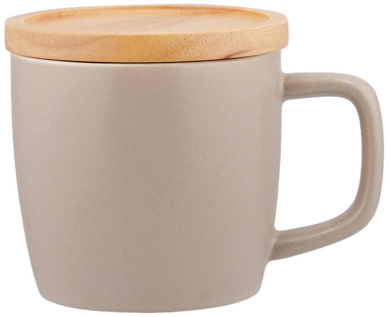 アルタ マグカップ 280ml ライトグレー poto Dマグ 蓋付き AR0604424