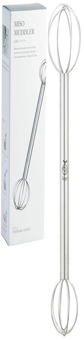 オークス レイエ 計量 みそ マドラー 箱入り シルバー 日本製 TM1366