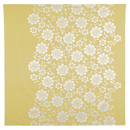 むす美 風呂敷 ふろしき 大判 150cm きもの包み 花唐草 (カラシ) 日本製 22007-403 むす美 風呂敷 ふろしき 大判 150cm きもの包み 花唐草 (カラシ) 日本製 22007-403