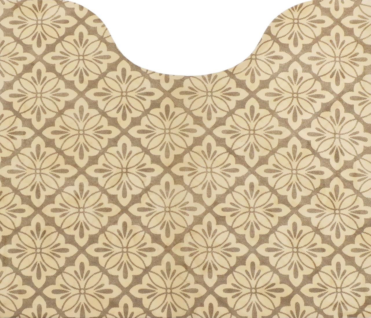 オカトー 使い捨て 介護 トイレマット トイレシート 撥水 滑り止め 縦55×横60cm 15枚入 ベージュ