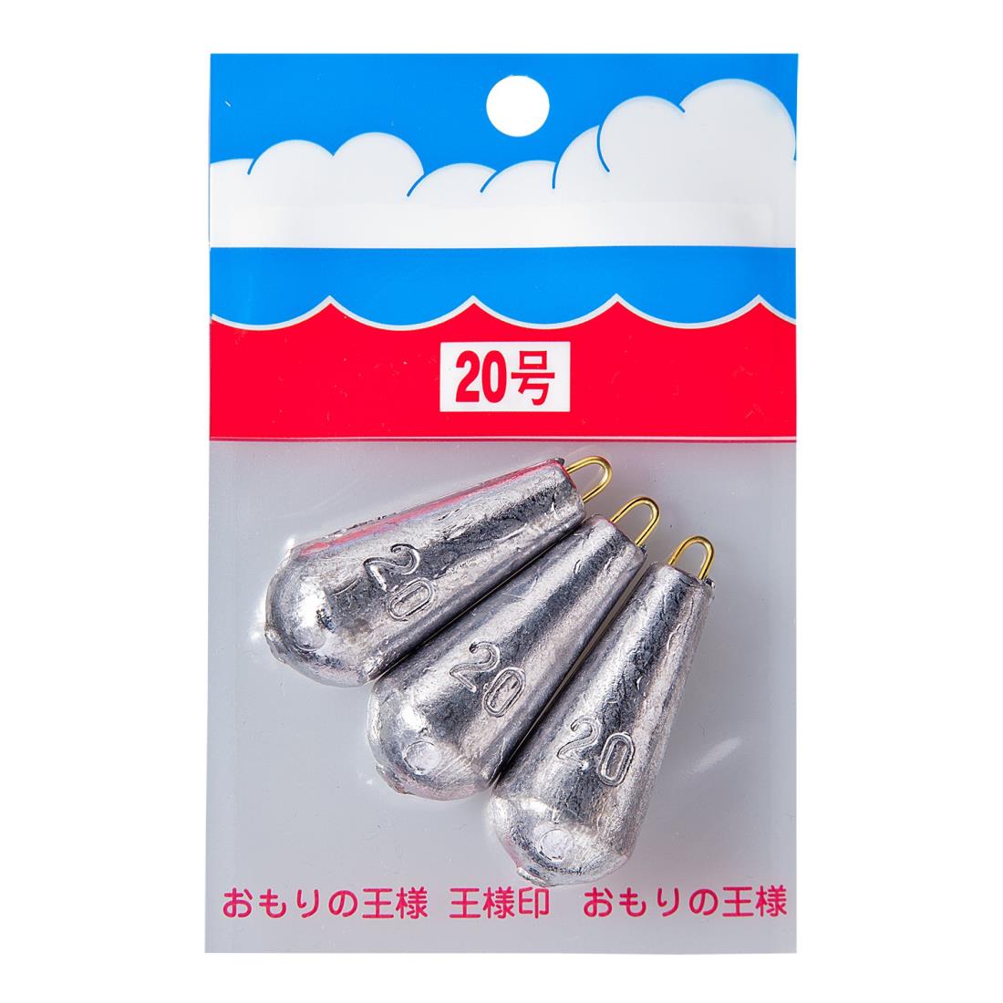 第一精工 釣り用オモリ パック ナス型 20号 23077 シルバー