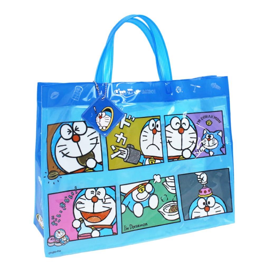 高波クリエイト マチアリPVCバッグ I’m Doraemon 水色 【124767】 プールバッグ