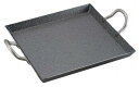 キャプテンスタッグ バーベキュー用 鉄板 カセットコンロ用グリドル ファイバーライン M-6691M-6691