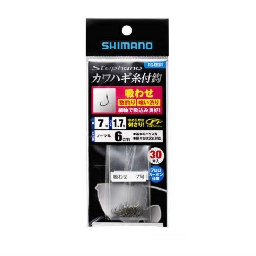 シマノ(SHIMANO) ステファーノ カワハギ糸付鈎 吸わせ6cm 30本 7号 RG-KD3R