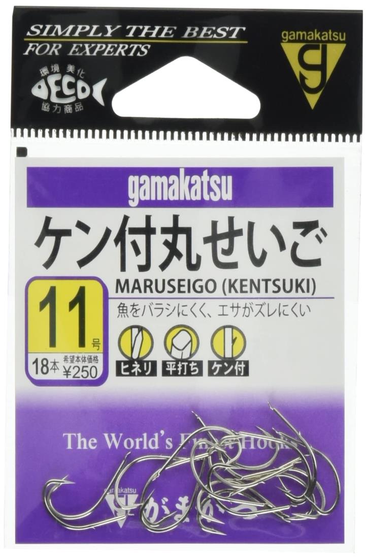 がまかつ(Gamakatsu) ケン付丸セイゴ 白 11号