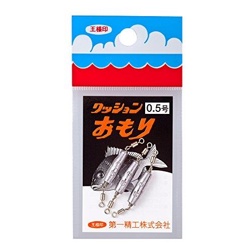第一精工 釣り用オモリ クッションシンカー 0.5号 22109 シルバー 第一精工 釣り用オモリ クッションシンカー 0.5号 22109 シルバー