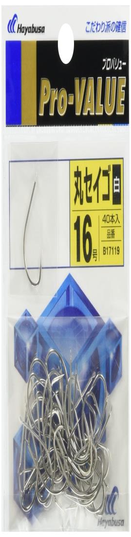 ハヤブサ(Hayabusa) B17119 プロバリュー丸セイゴ白 16号