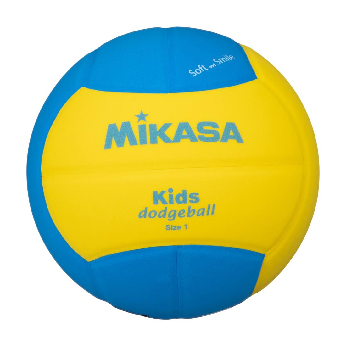 ミカサ(MIKASA) スマイル ドッジボール 1号 (幼児~小学生向け) 150g 黄/青 SD10-YBL 推奨内圧0.10~0.15(kgf/㎠)