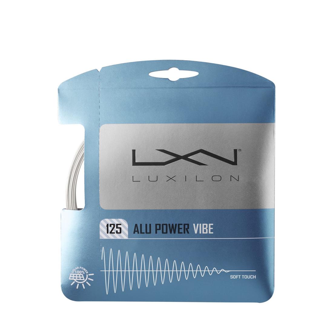 LUXILON(ルキシロン) テニス ストリング ガット ALU POWER VIBE 125 (アルパワー ヴァイヴ 125) 単張り ホワイトパール WR8306801125