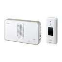 エルパ (ELPA) ワイヤレスチャイム 押しボタンセット インターホン 工事不要 介護 無線 EWS-S5030