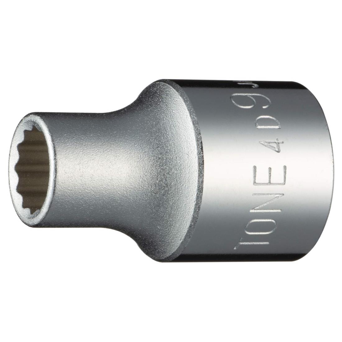トネ(TONE) ソケット(12角) 4D-09 差込角12.7mm(1/2”) 二面幅9mm