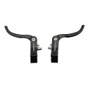 UPANBIKE 自転車用追加ブレーキレバーセット アルミニウム合金 22.2mm 23.8mm ロードバイク用(ブラック,22.2mm)
