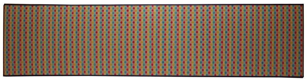 イケヒコ キッチンマット い草 い草マット 国産 ドット柄 Fドロップ マルチ 約80×240cm #8231120