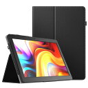 DragonTouch タブレット K10 /Note Pad K10 ケース ATiC DragonTouch K10 保護カバー スタンド仕様 高級PUレザー製 ペンシル収納 手ホルダーバンド付き 多機能スマートカバー 軽量 薄型 耐久性 傷防止 耐衝撃 10.1インチ Black(2)
