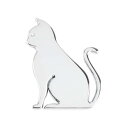 Catland 車用 ステッカー 猫型 エンブレム 猫 ねこ かっこいい おしゃれ プレートステッカー カーステッカー 3D 金属 防水 デカール シール ラベル 車 バイク 自転車 スーツケース 装飾 飾り シルバー