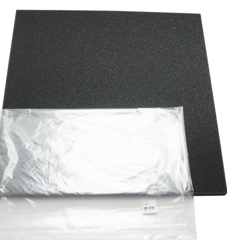 和気産業 ウレタン 黒 20mmX500mmX500mm 衝撃材 パッキン材 目地材 UL-012